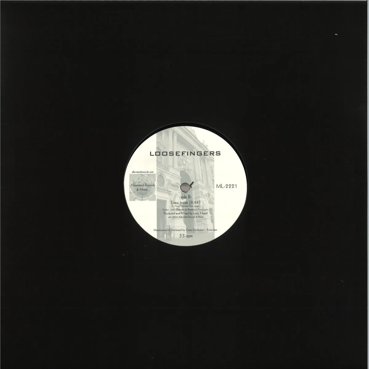 Back cover — Larry Heard — Loosefingers EP 1