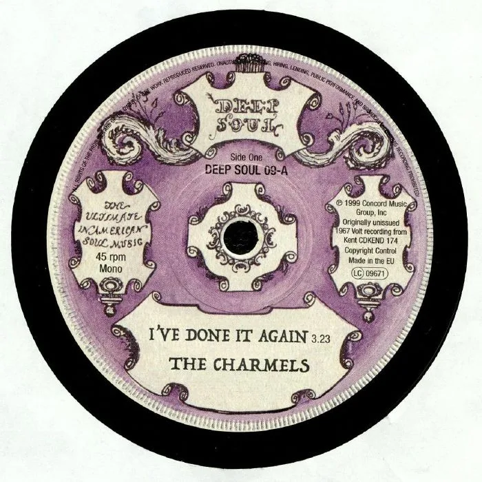 The CHARMELS / LV JOHNSON — I've Done It Again