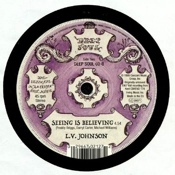 Back cover — The CHARMELS / LV JOHNSON — I've Done It Again
