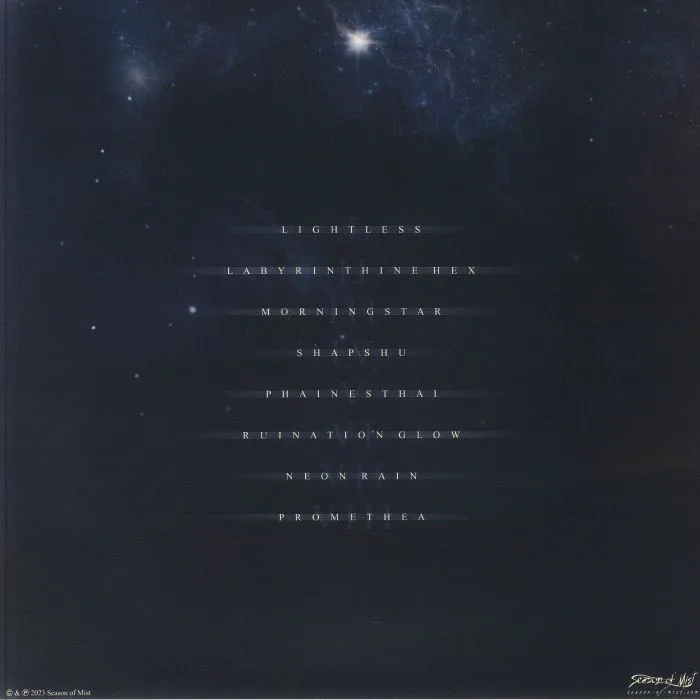 Back cover — VIPASSI — Lightless