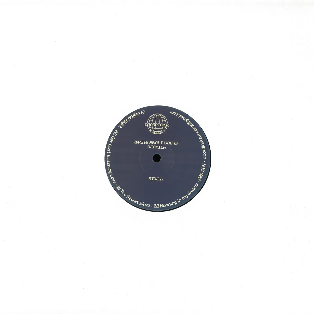 Back cover — Denaila — Write About You EP