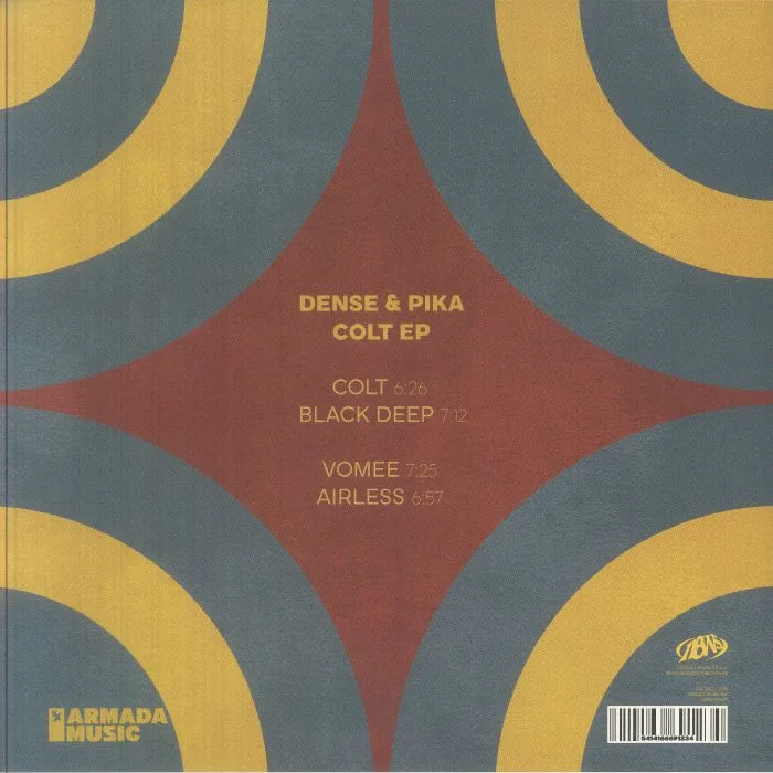 Обратная сторона обложки — DENSE & PIKA — Colt EP