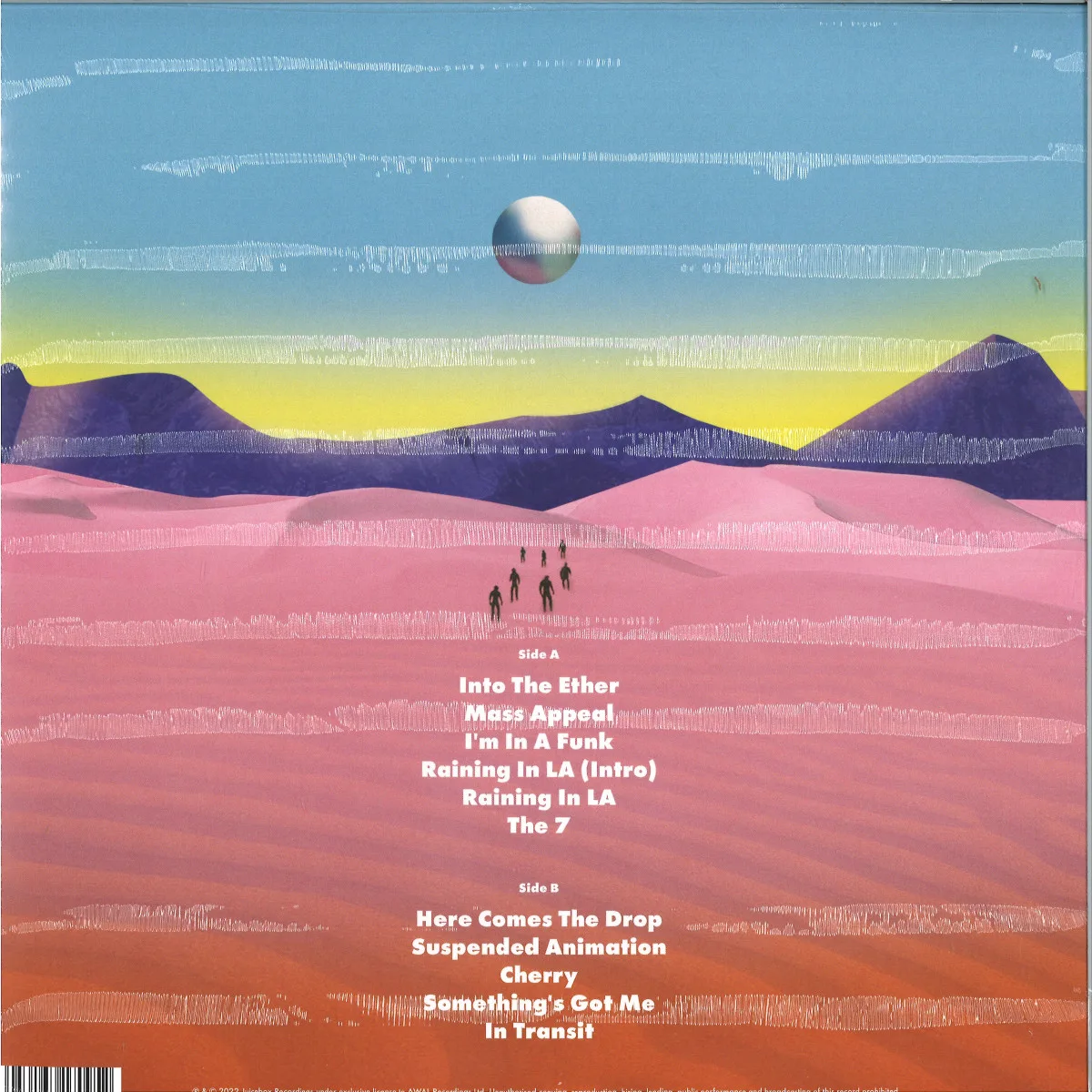 Back cover — Franc Moody — Into The Ether LP