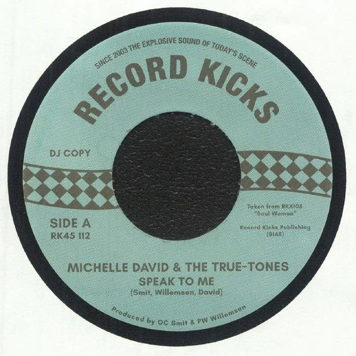 Front cover — Michelle DAVID / THE TRUE TONES — Speak To Me
