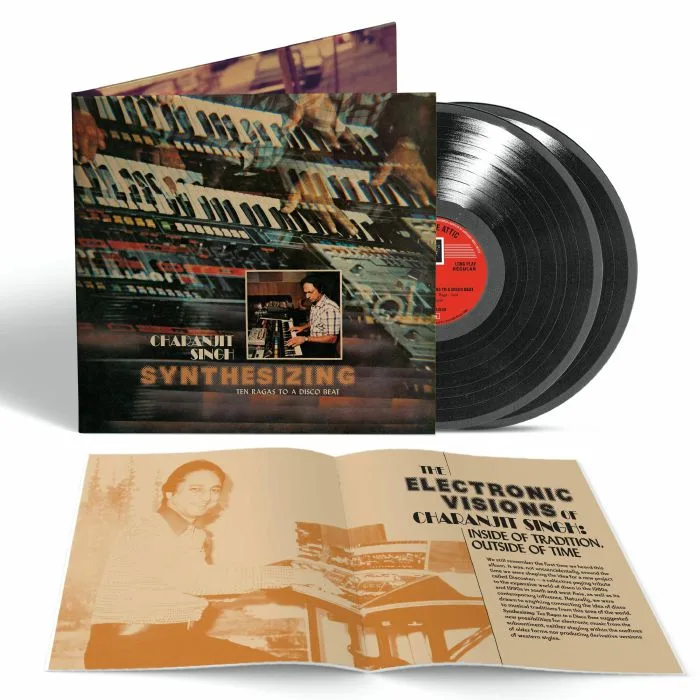 Лицевая сторона обложки — Charanjit SINGH — Synthesizing: Ten Ragas To A Disco Beat (Deluxe Reissue)