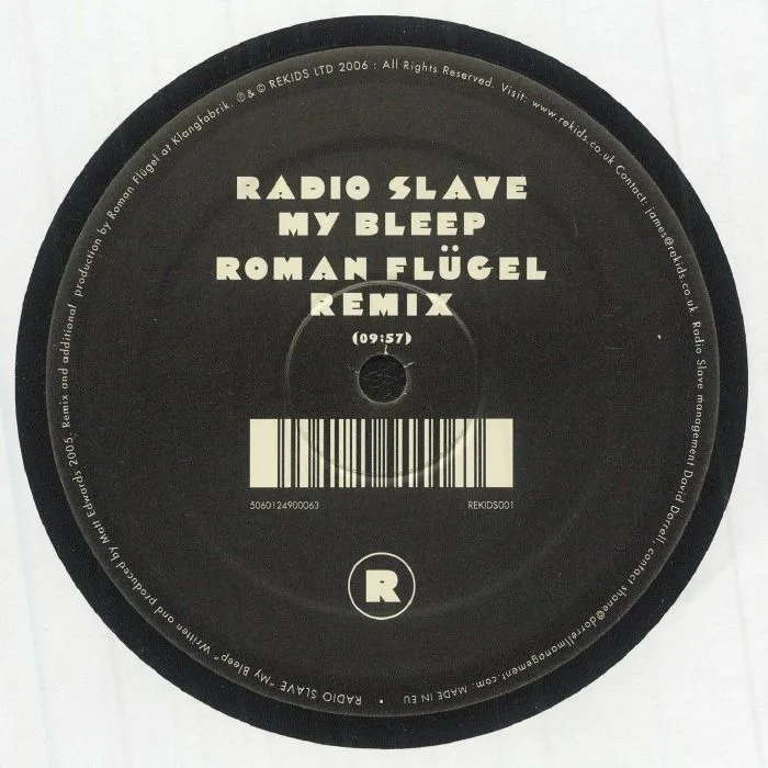 Back cover — RADIO SLAVE — My Bleep