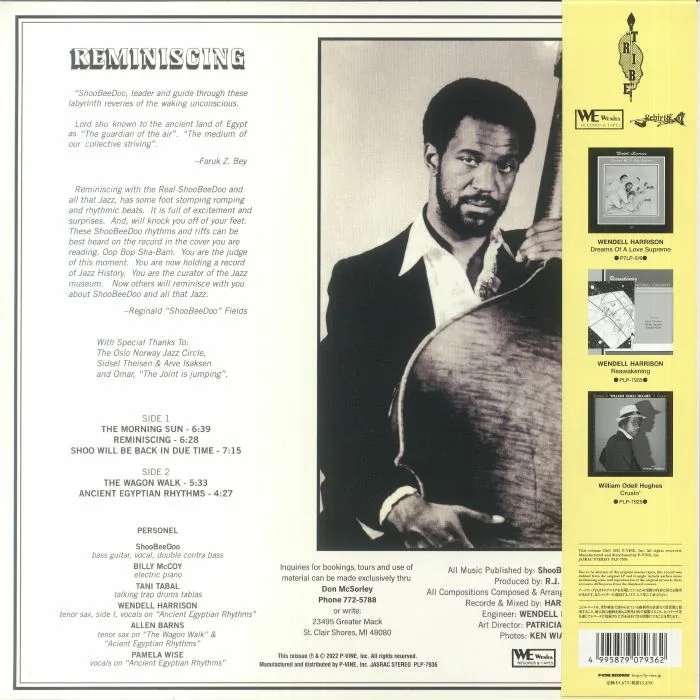 Back cover — The REAL SHOOBEEDOO — Reminiscing (Japanese Edition) (reissue)