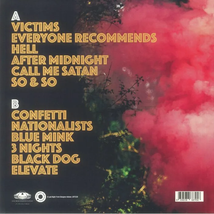 Back cover — Davey WOODWARD / THE WINTER ORPHANS — Mystic Science