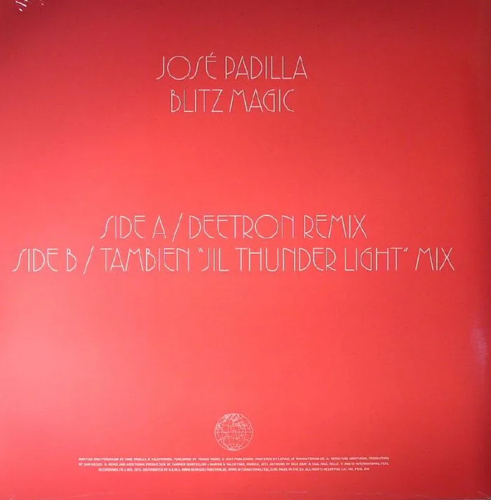 Back cover — Jose PADILLA — Blitz Magic