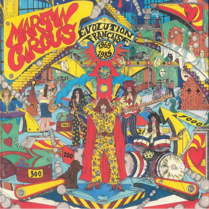 Front cover — MARTIN CIRCUS — Evolution Francaise 1969-1975