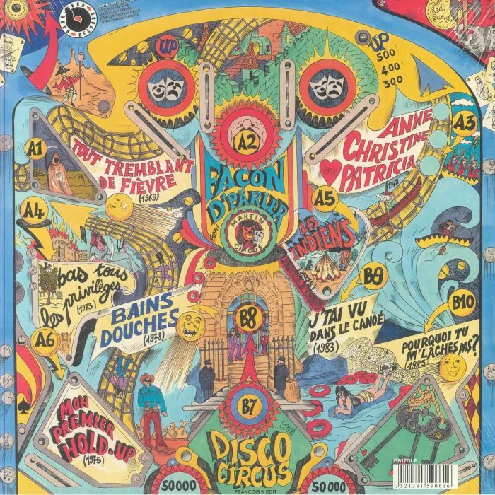Back cover — MARTIN CIRCUS — Evolution Francaise 1969-1975