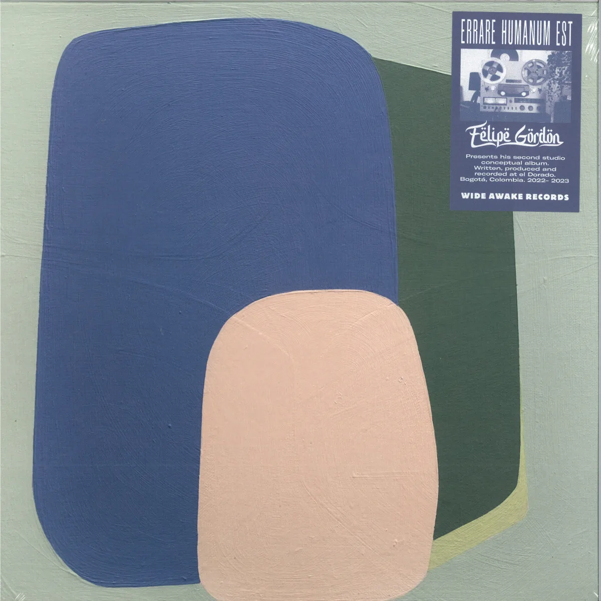 Front cover — Felipe Gordon — Errare Humanum Est LP 2x12"