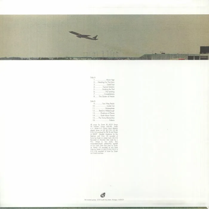Обратная сторона обложки — DUSTER — Stratosphere (reissue)
