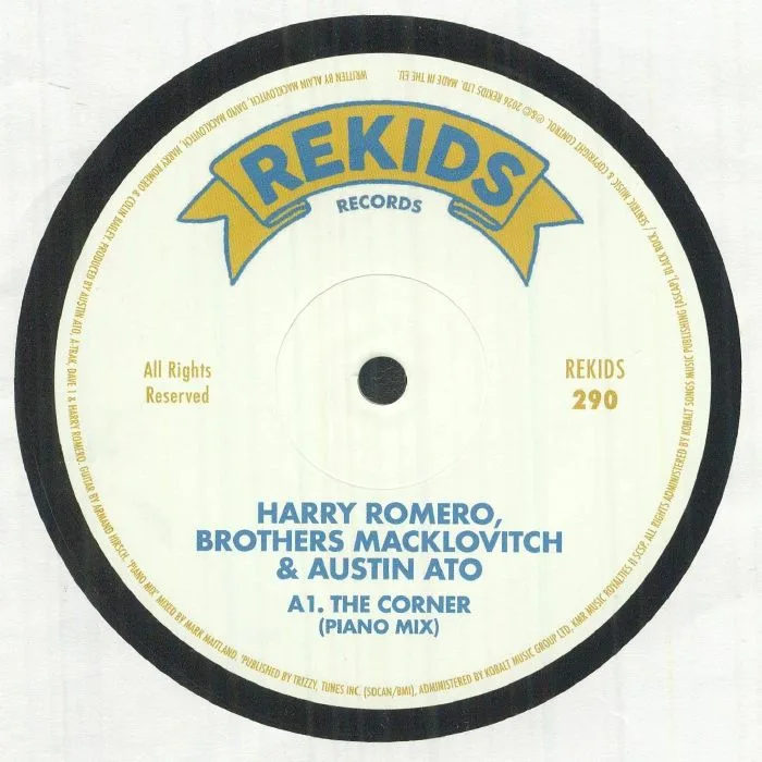 Front cover — Harry ROMERO / BROTHERS MACKLOVITCH / AUSTIN ATO — The Corner