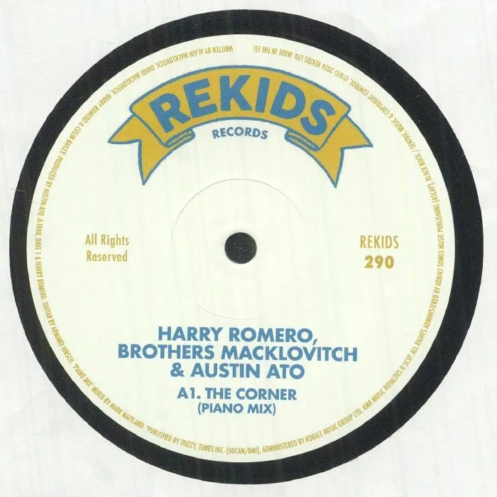 Back cover — Harry ROMERO / BROTHERS MACKLOVITCH / AUSTIN ATO — The Corner