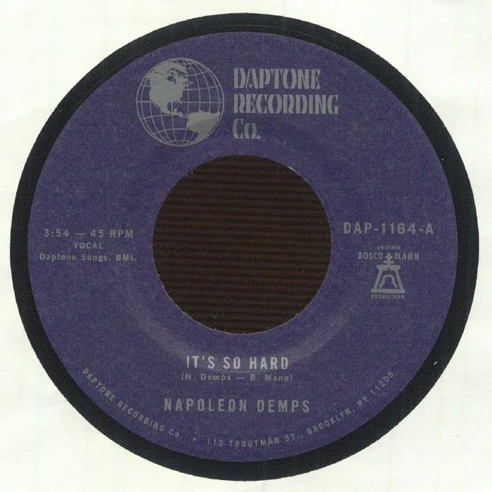 NAPOLEON DEMPS — It's So Hard