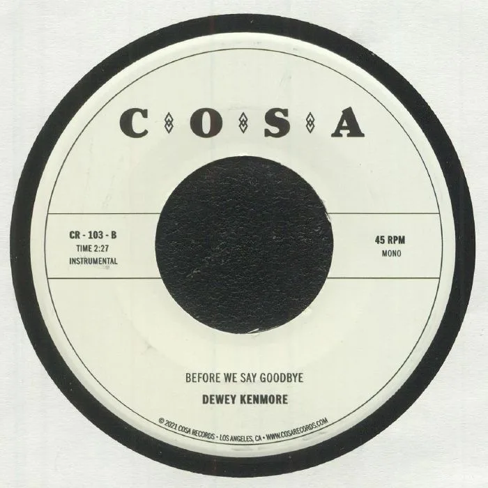 Обратная сторона обложки — Dewey KENMORE — Before We Say Goodbye (mono)