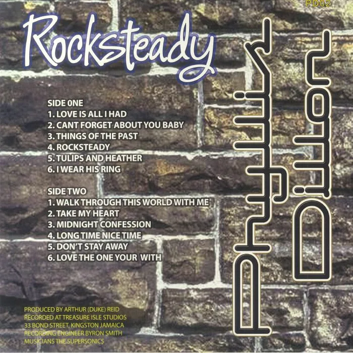 Back cover — Phyllis DILLON — Rocksteady