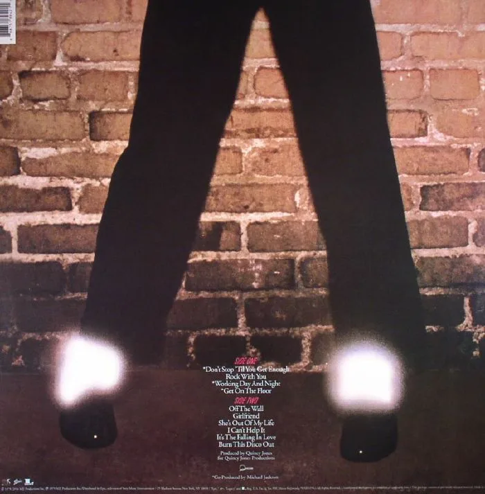 Обратная сторона обложки — Michael JACKSON — Off The Wall