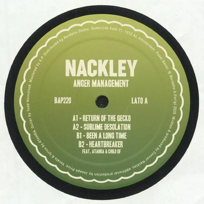Лицевая сторона обложки — NACKLEY — Anger Management