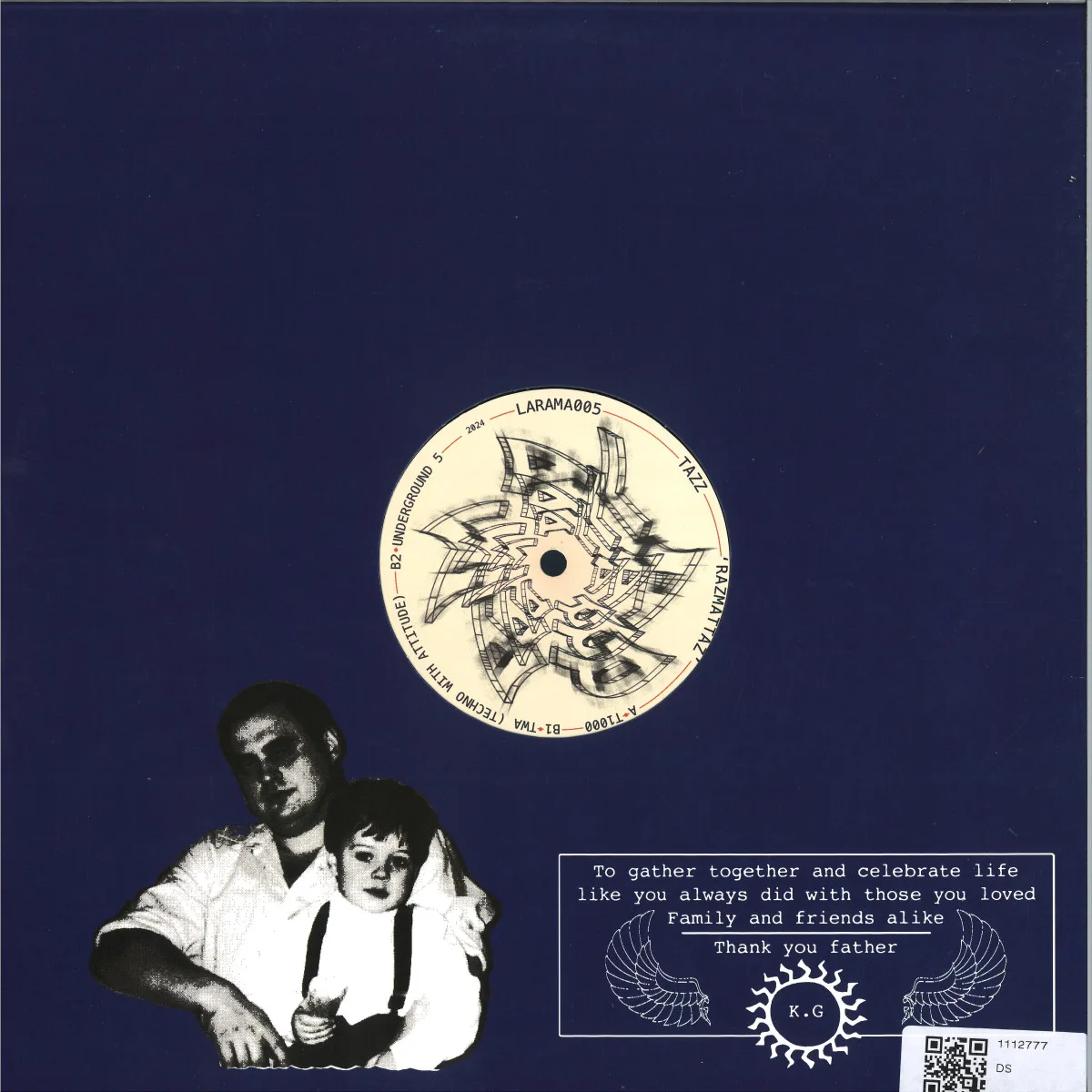 Back cover — Tazz — Razzmatazz EP