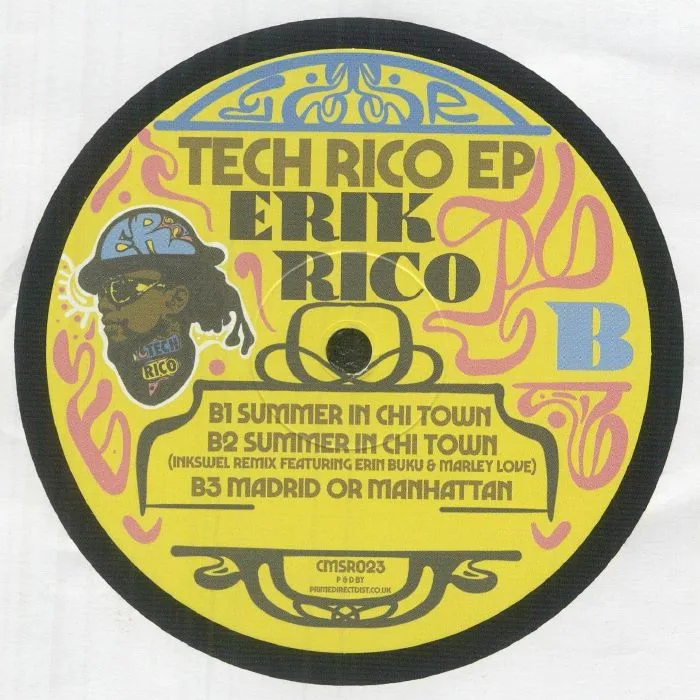Обратная сторона обложки — Erik RICO — Tech Rico EP