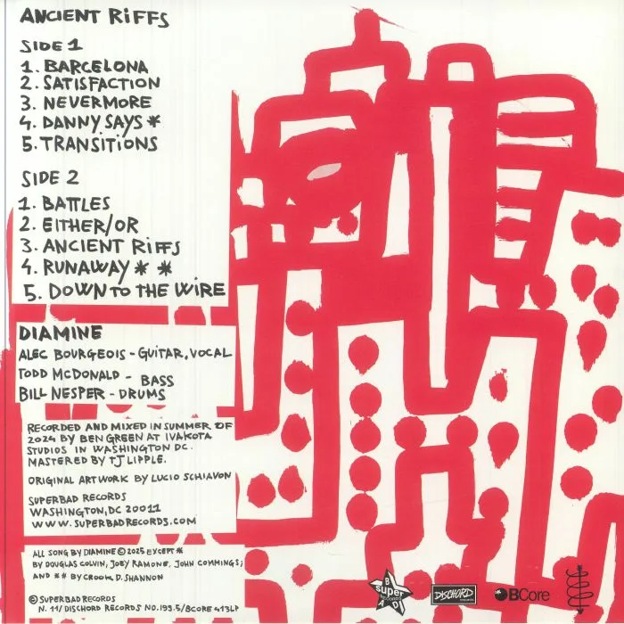 Back cover — DIAMINE — Ancient Riffs