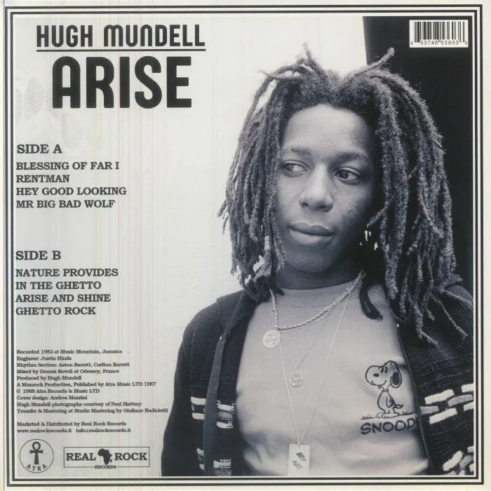 Обратная сторона обложки — Hugh MUNDELL — Arise (Record Store Day RSD 2026)