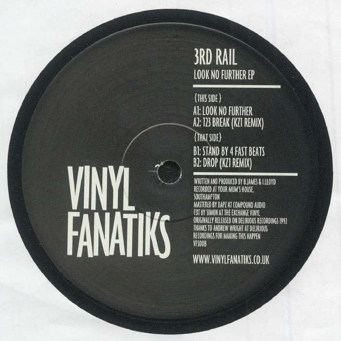 3RD RAIL aka BEN JAMES — Look No Further EP (reissue)