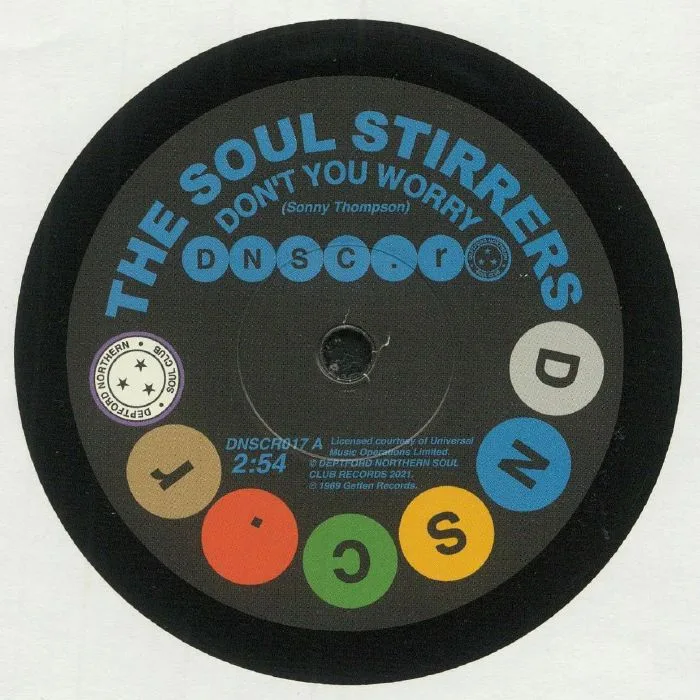 Front cover — The SOUL STIRRERS / SPINNERS — Don't You Worry
