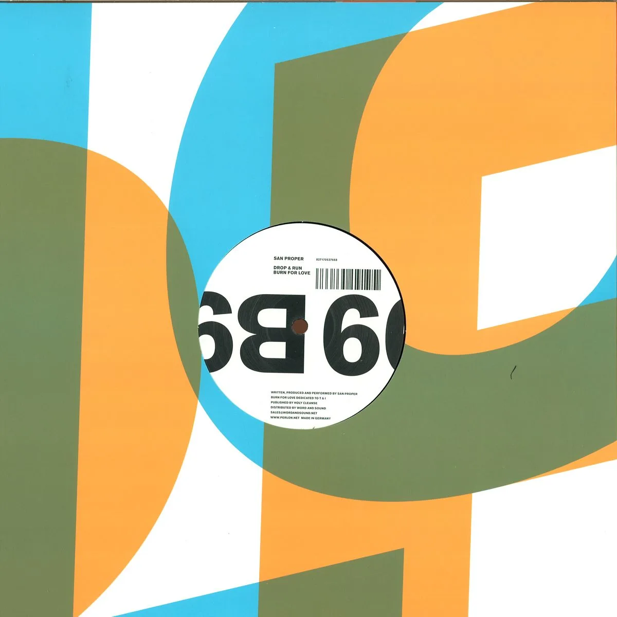 Back cover — San Proper — Yestoday