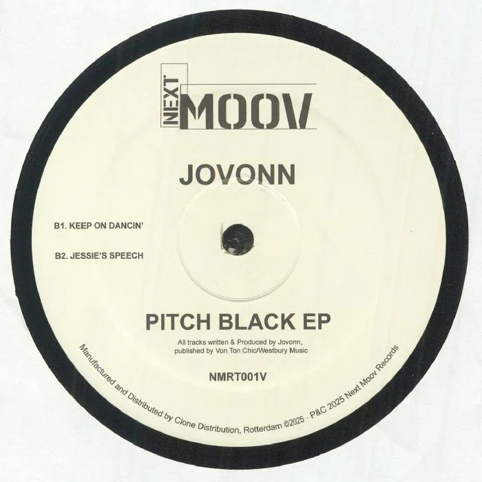 Back cover — JOVONN — Pitch Black EP