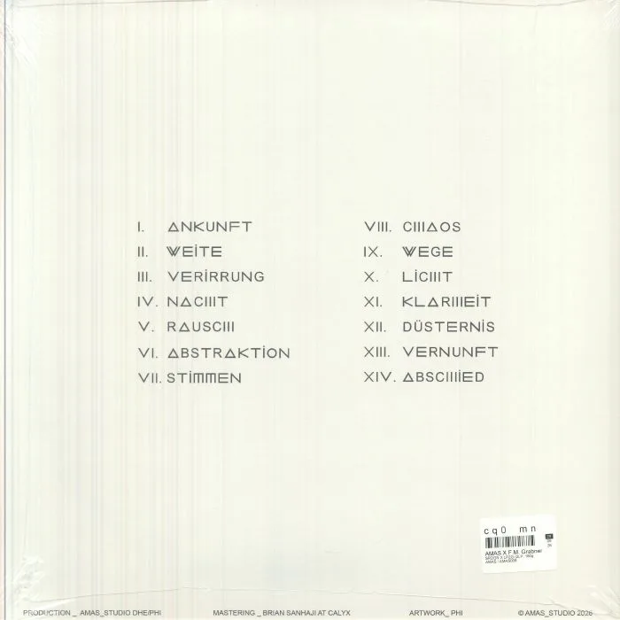 Back cover — AMAS / FM GRABNER — Srdgn X Lpzg