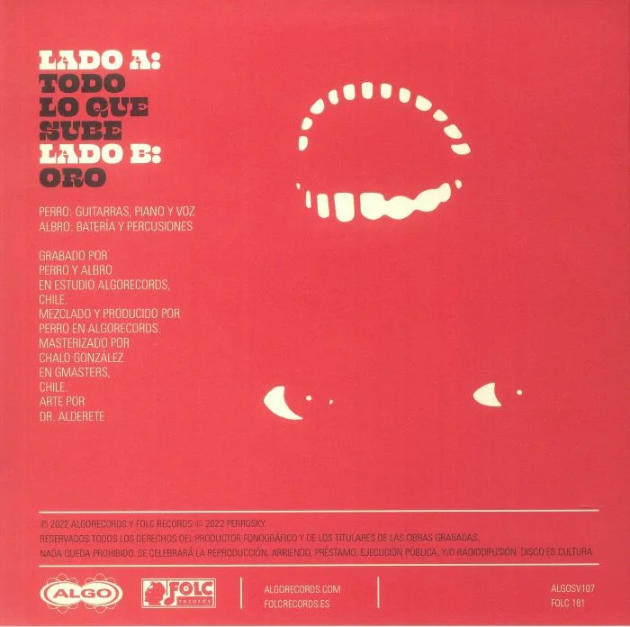 Back cover — PERROSKY — Todo Lo Que Sube