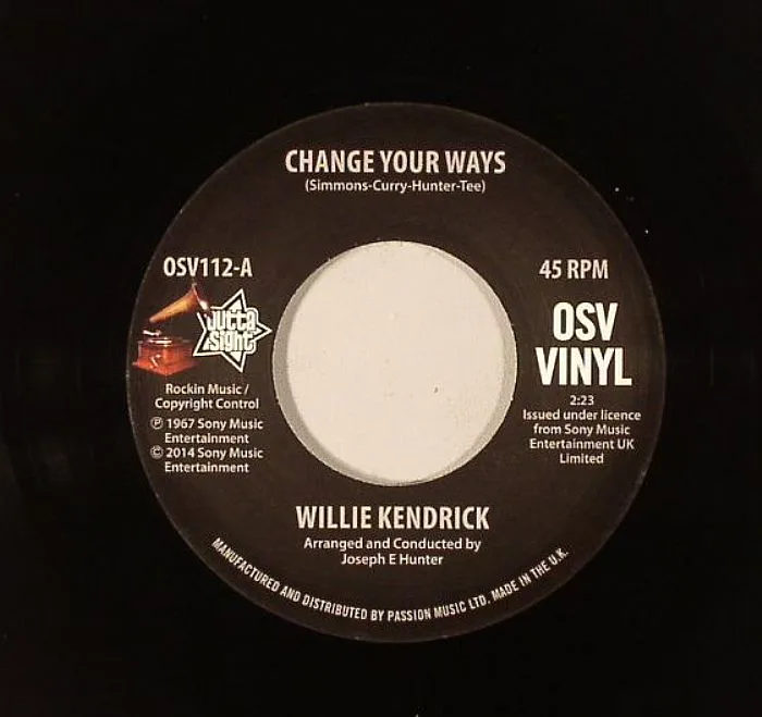 Willie KENDRICK — Change Your Ways