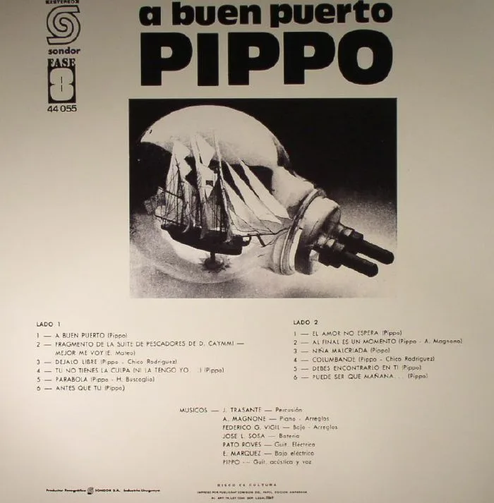 Обратная сторона обложки — Pippo SPERA — A Buen Puerto