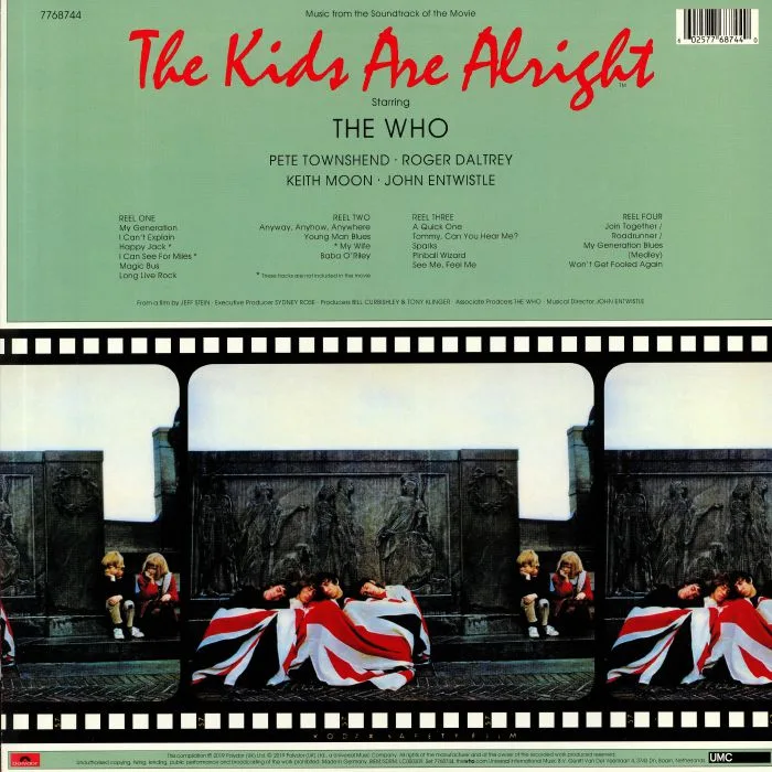 Back cover — The WHO — The Kids Are Alright (Soundtrack)