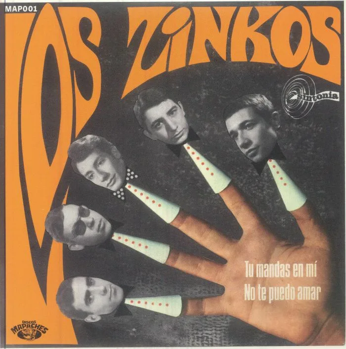 Лицевая сторона обложки — LOS ZINKOS — Tu Mandas En Mi (reissue)
