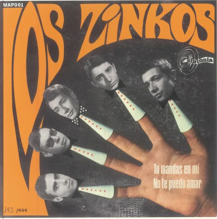 Обратная сторона обложки — LOS ZINKOS — Tu Mandas En Mi (reissue)