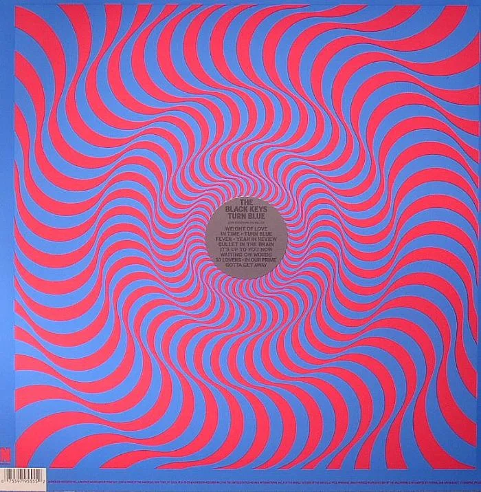 Back cover — The BLACK KEYS — Turn Blue