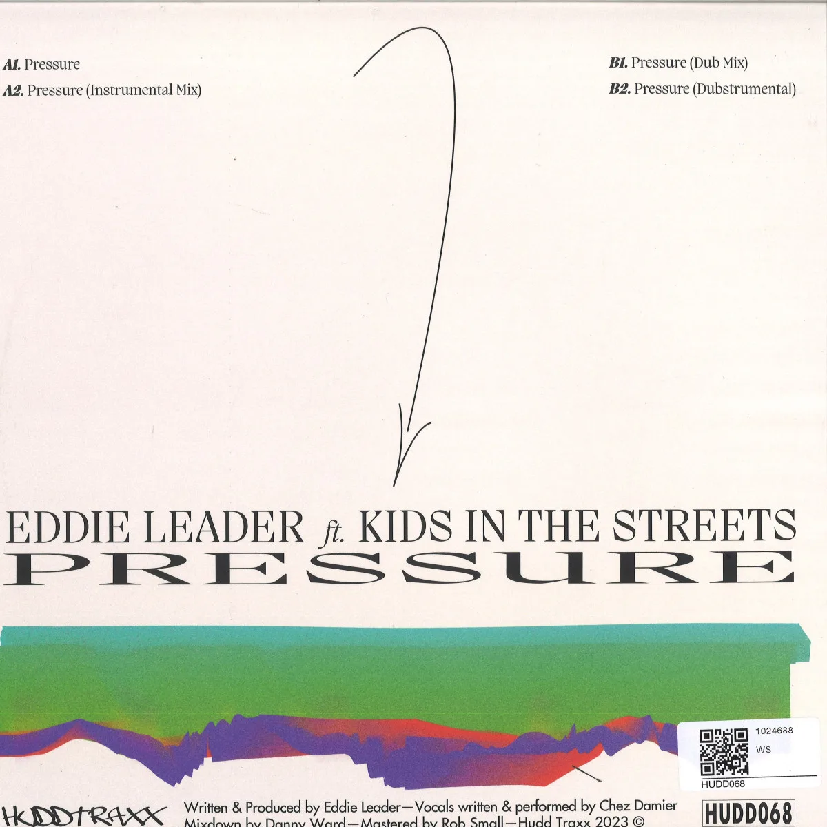 Обратная сторона обложки — Eddie Leaderfeat.Kids In The Streets — Pressure