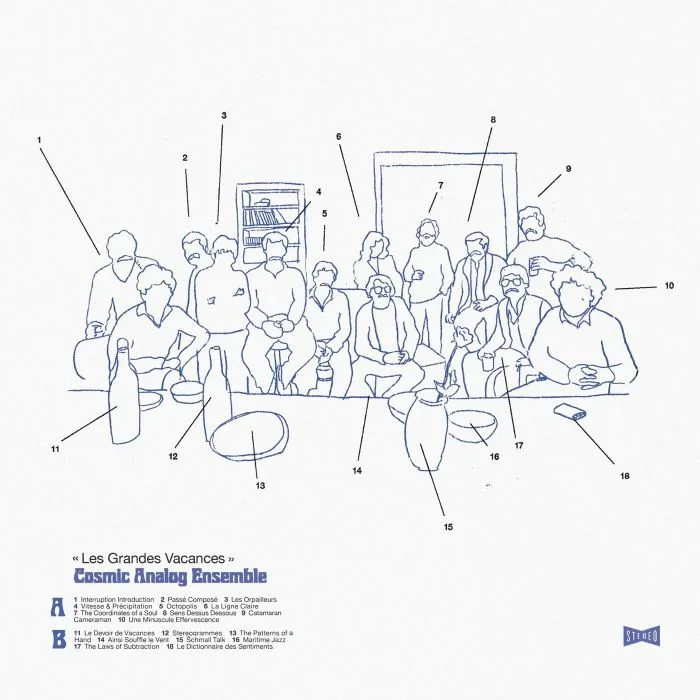 Лицевая сторона обложки — COSMIC ANALOG ENSEMBLE — Les Grandes Vacances