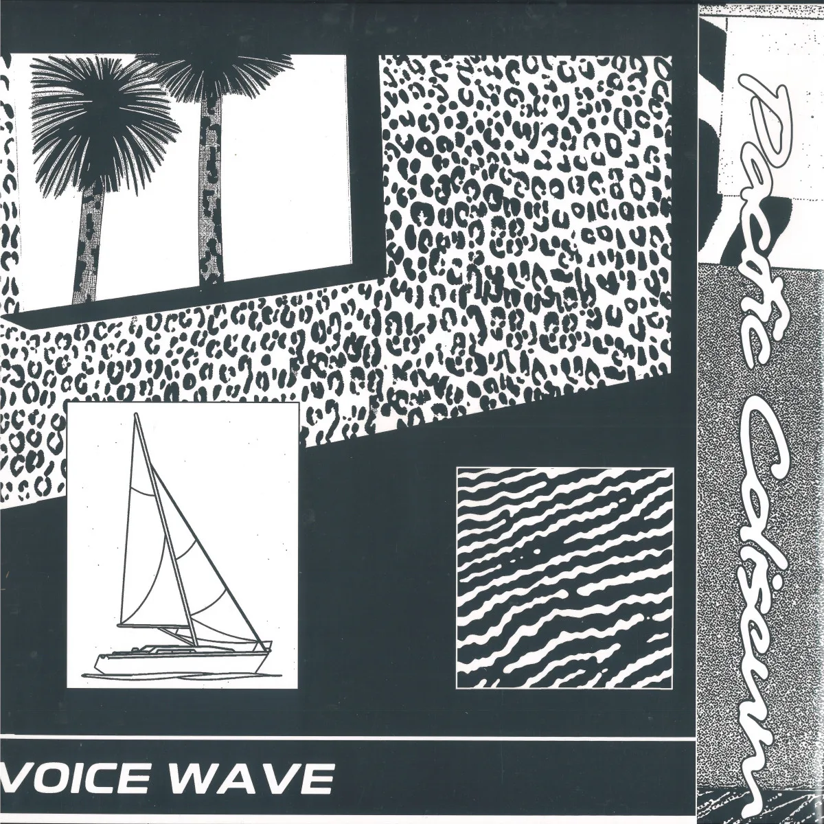 Front cover — Pacific Coliseum&Teen Daze — Voice Wave (LP 2x12")