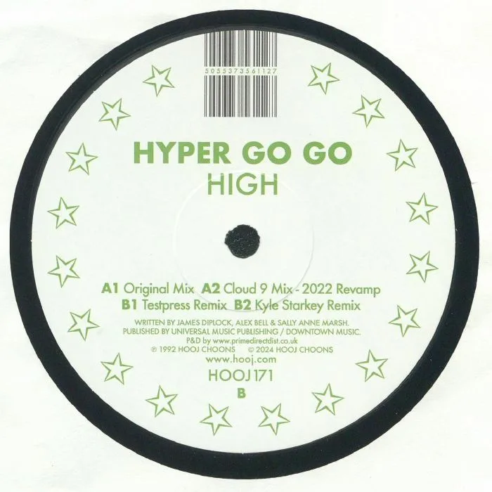 Back cover — HYPER GO GO — High (reissue)