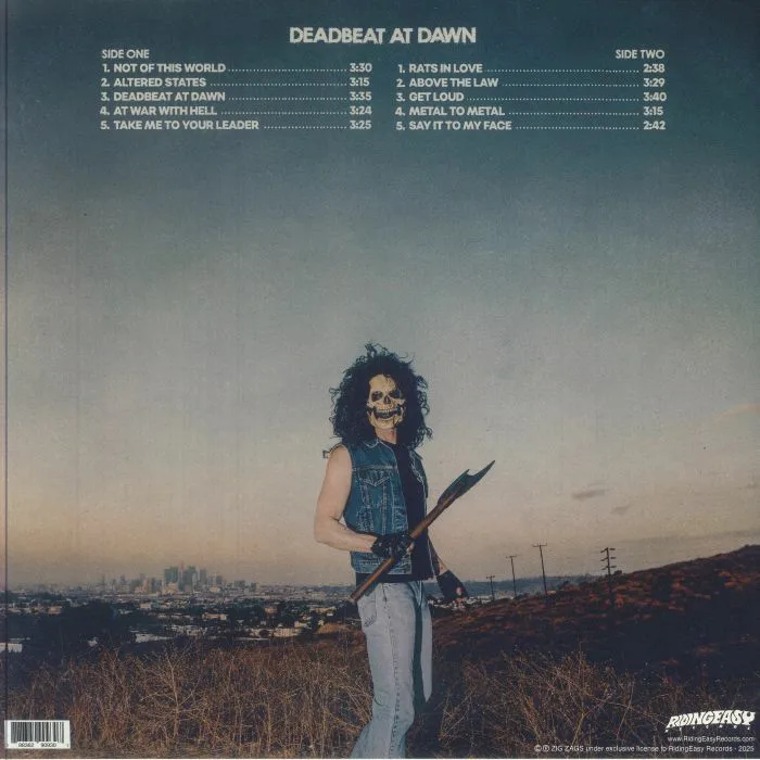 Back cover — ZIG ZAGS — Deadbeat At Dawn