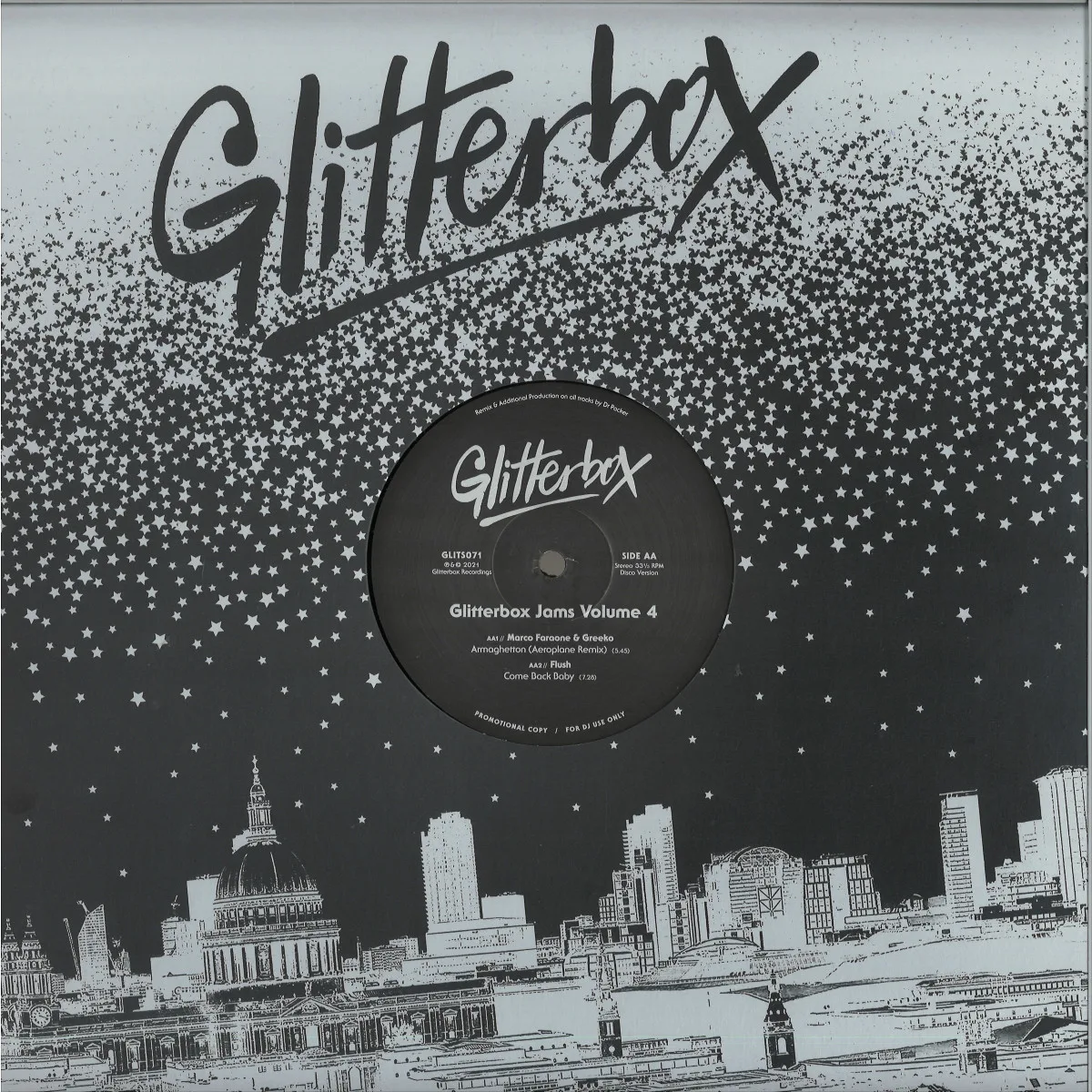 Обратная сторона обложки — Various — Glitterbox Jams Volume 4