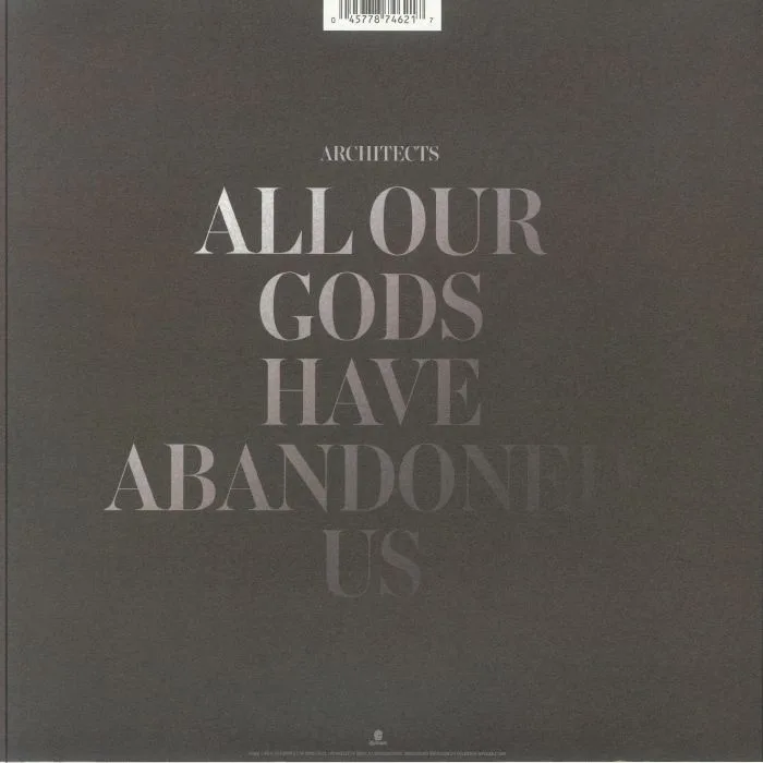 Back cover — ARCHITECTS — All Our Gods Have Abandoned Us (reissue)