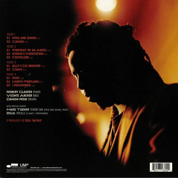 Back cover — Robert GLASPER — Canvas (reissue)