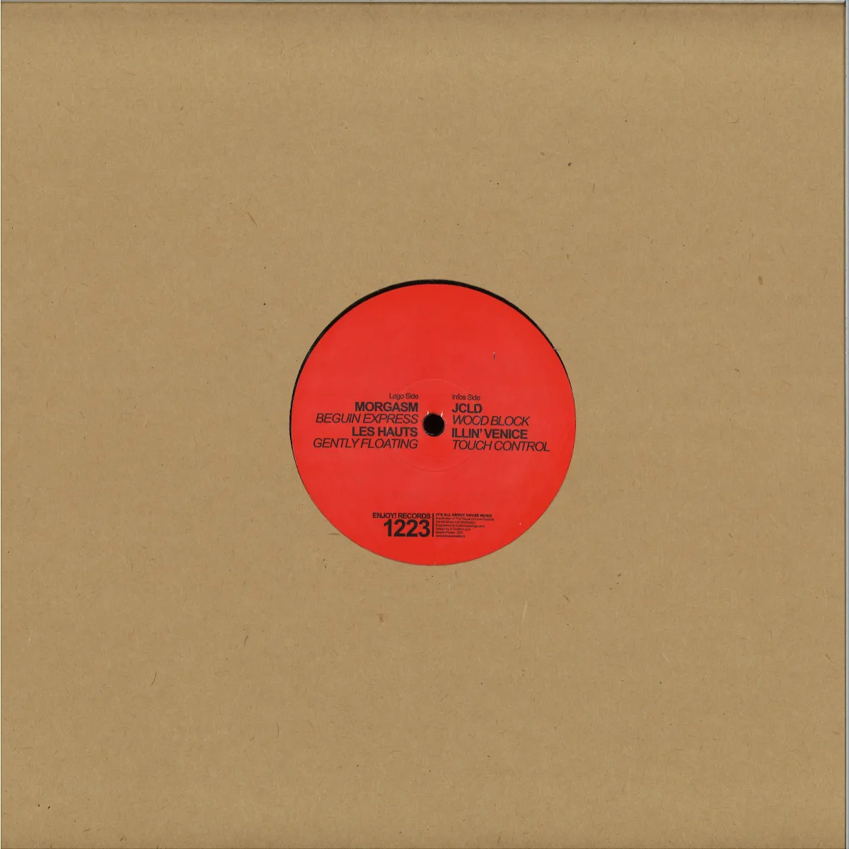 Back cover — Morgasm,Les Hauts,Jcld,Illin Venice — Sampler Black Red