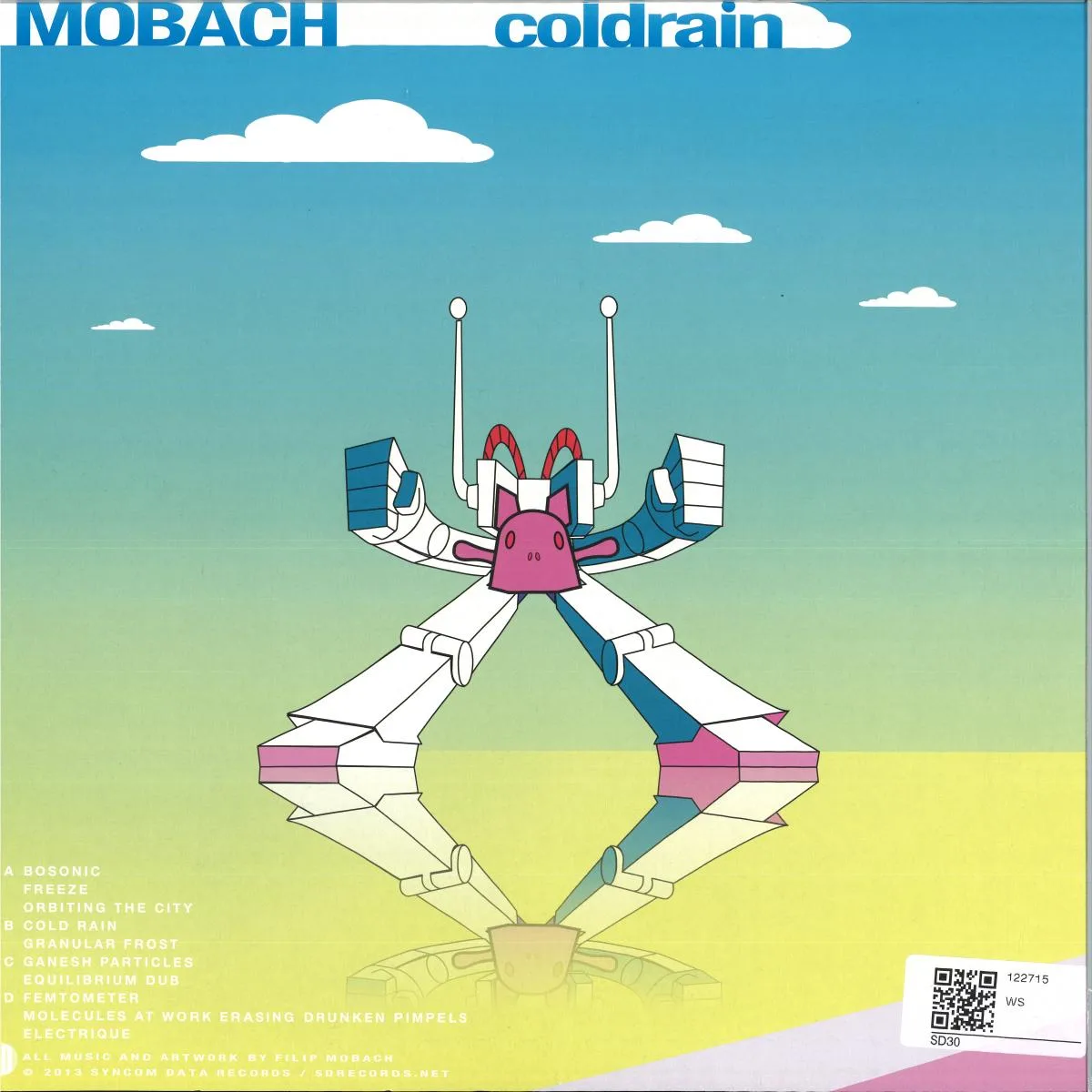 Back cover — Mobach — Cold Rain 2x12"